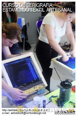 CURSO TALLER DE SERIGRAFIA ARTESANAL BCN.